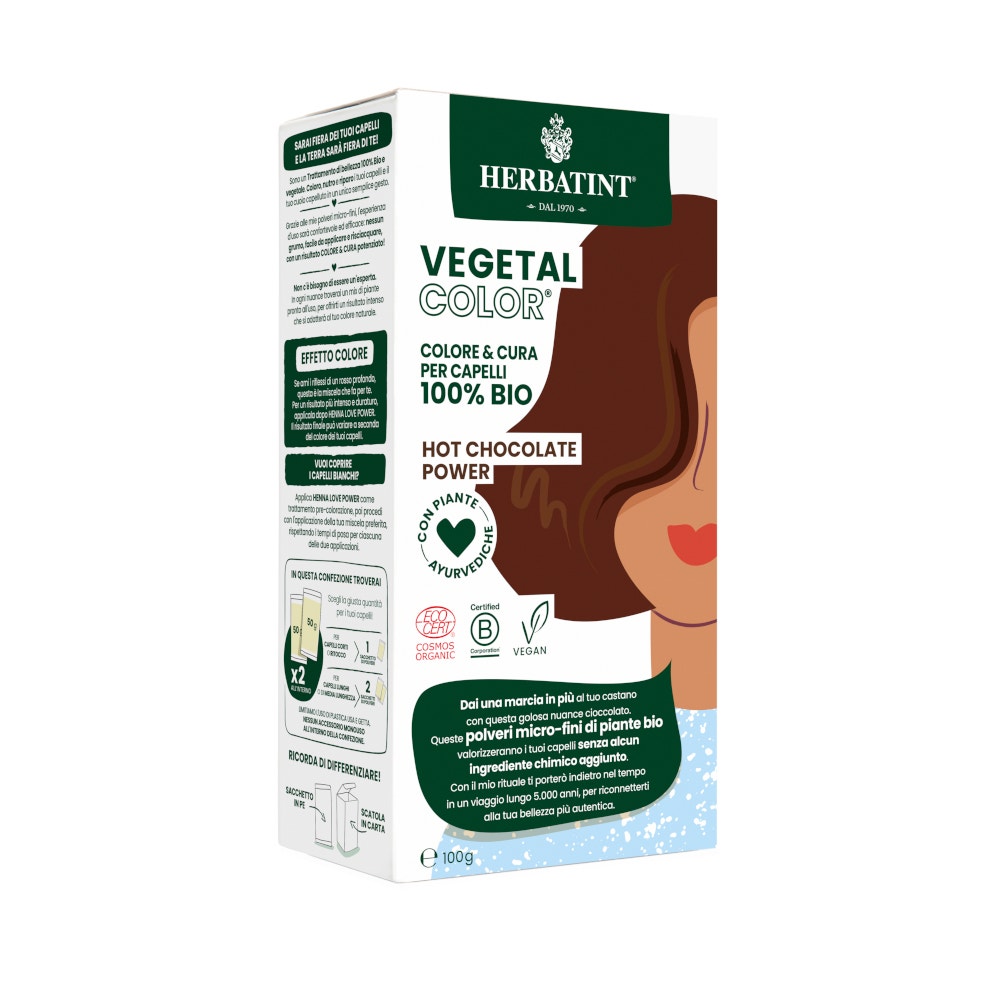 Herbatint Vegetal Color Hot Chocolate Power Cioccolato 100g