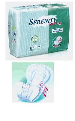 Serenity Softdry Con Aloe Pannolone Sagomato Maxi 30 Pezzi