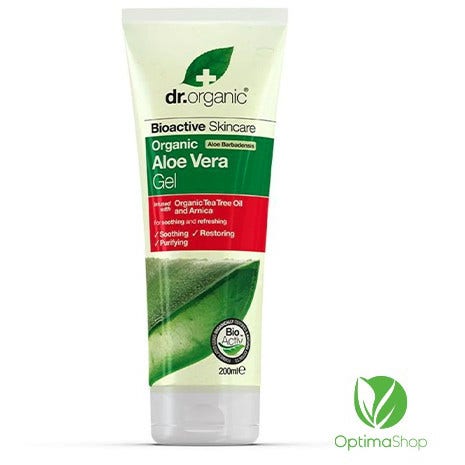 Dr Organic Aloe Vera Gel Corpo Con Tea Tree/Arnica 200ml
