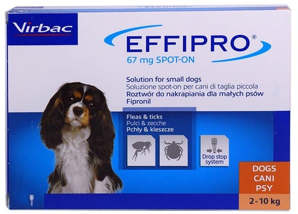 Vibrac Effipro Spot-On Soluzione 67mg Per Cani Taglia Piccola 24 Pipette