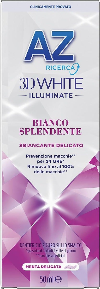 AZ Dentifricio 3DWhite Illuminate Bianco Splendente 50ml