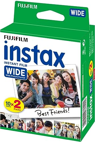 Fujifilm Instax Wide - Pellicola Fotografica Istantanea Di Grandi Dimensioni, 2 X 10 Fogli