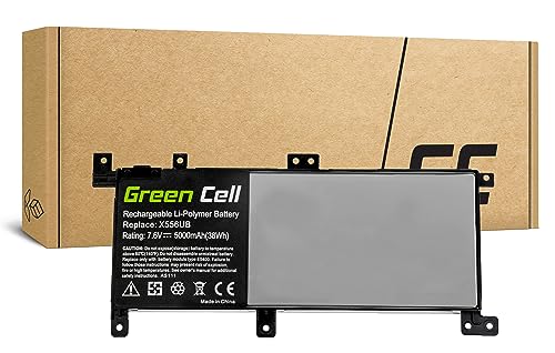 Green Cell Batteria Per Pc Portatile Asus C21N1509 Per Asus X556 X556U X556Ua X556Ub X556Uf X556Uj X556Uq X556Ur X556Uv