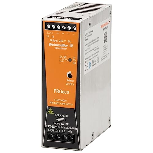 Weidmüller 1469530000 Pro Eco3 120W 24V 5A Connect Power Proeco Trifase