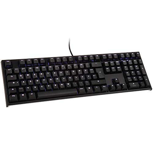 Ducky One 2 Red Pbt Tastiera Da Gioco, Mx Retroilluminato Led Bianco – E – Tastiera – Nero, Dkon1808S Rdepdazw1