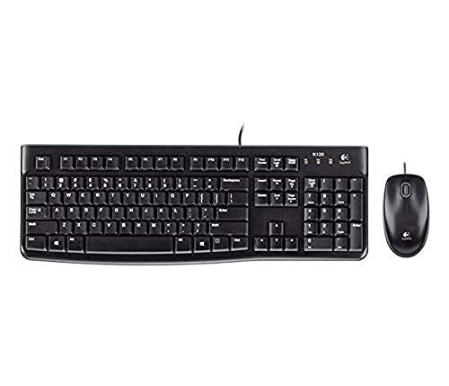 Logitech Desktop Usb Mk120 (Aleman) Black Oem Oem