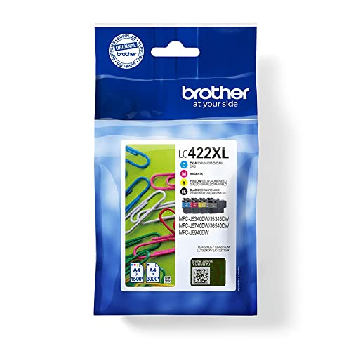 Brother Lc-422Vlvaldr Black Cyan Magenta And Yellow Ink Cartridges Multipack