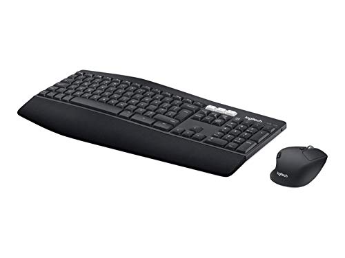 Logitech Mk850 Rf Wireless + Bluetooth Qwertz Svizzere Nero