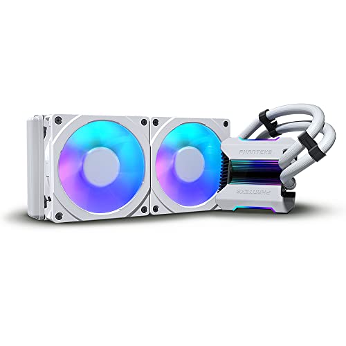 Phanteks Glacier One 240 Mph Raffreddamento Ad Acqua Completo, D-Rgb, Bianco