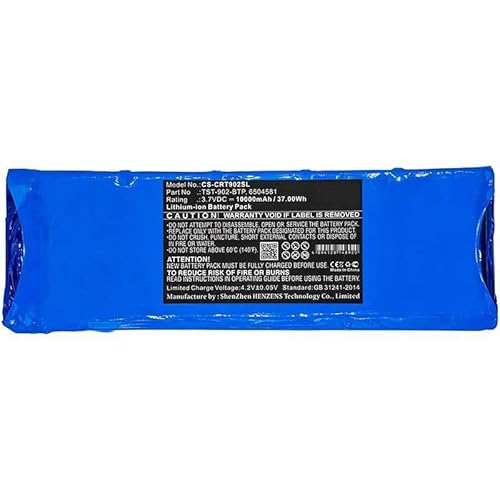 Coreparts Battery For Remote Control 37Wh Li-Ion 3.7V 10000Mah, 6504581, Bl1880F6835661S5Pg9T, Tst- (37Wh Li-Ion 3.7V 10000Mah Blue For Crestron Remot