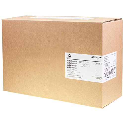 Konica Minolta A63X03W – Fotoconduttore (Nero, 60.000 Pagine, Bizhub 3300P, Bizhub 4000P, Bizhub 4700P)