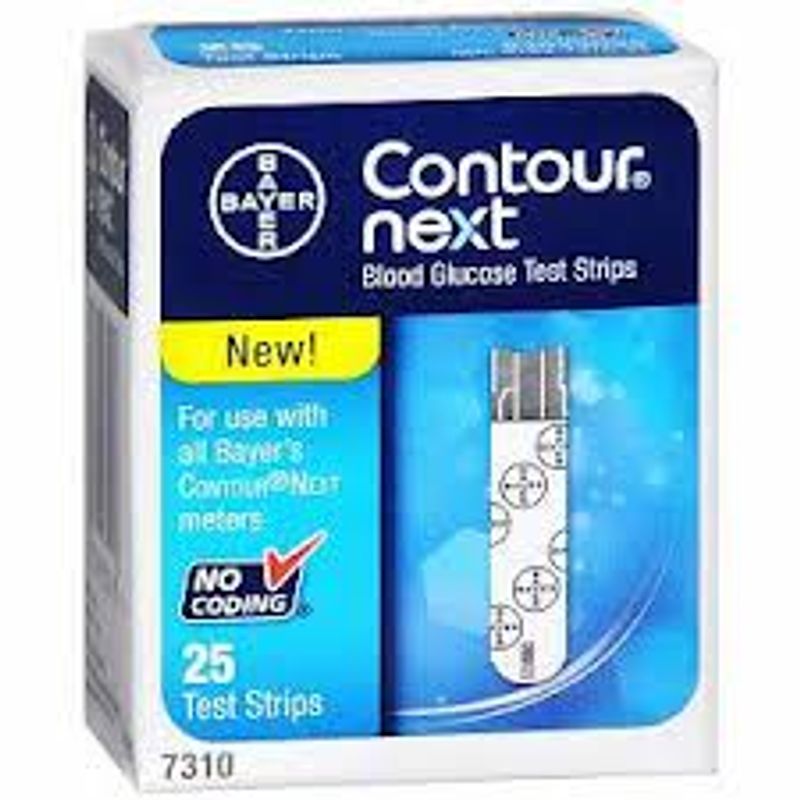 Contour next 25 strisce reattive per la determinazione della glicemia