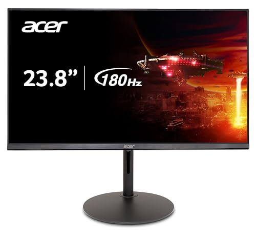 Acer Nitro Xf240Ym3, Gaming-Monitor - (60 Cm (24 Zoll), Schwarz, Fullhd, Ips, Free-Sync Premium, 180Hz Panel) [Energieklasse E] (Um.Qx0Ee.315)