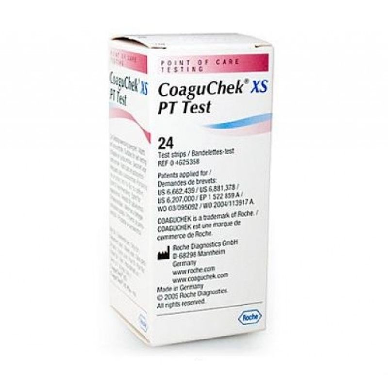 CoaguChek XS PT Test 24 Strisce reattive