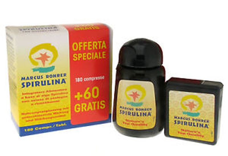 Marcus Rohrer Spirulina OFFERTA SPECIALE 180 compresse +60 GRATIS