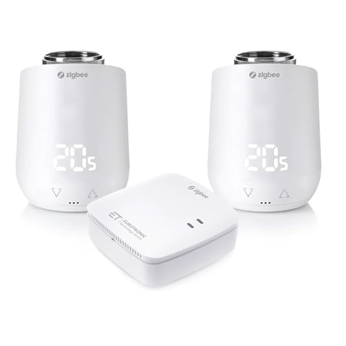 Eurotronic 700241 Comet Zigbee Starter Set 3 + Gateway Per Termosifone Elettronico