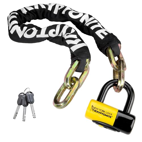Kryptonite New York 1410 - Lucchetto A Catena Per Bicicletta, 100 Cm X 14 Mm