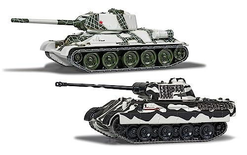 Corgi Wt91301 World Of Tanks T-34 Vs Panther, Licenza Ed Evento Per Film Tv