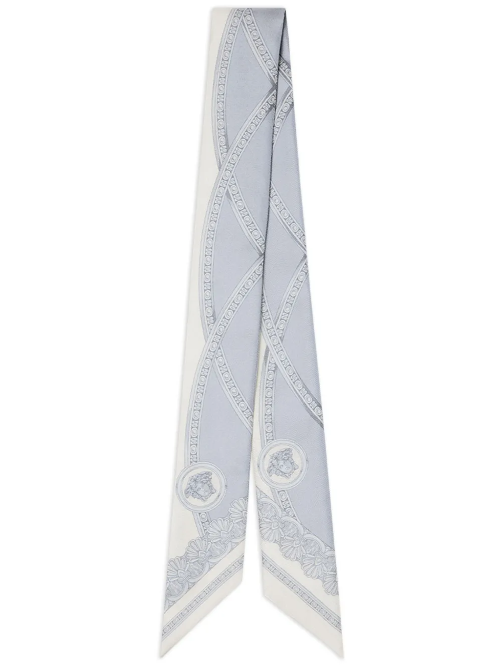 Versace Medusa Head-print scarf - Blu