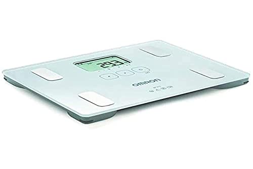 Omron - Bilancia Impedenziometrica Body Composition Monitor Bf-212, Misura Indice Di Massa Corporea (Bmi) E% Grasso Corporeo, Portata 2-150 Kg, Modali