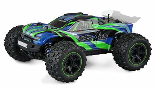 Hyper Go Rtr Truggy Brushed 4Wd 1:16E Blu/Verde