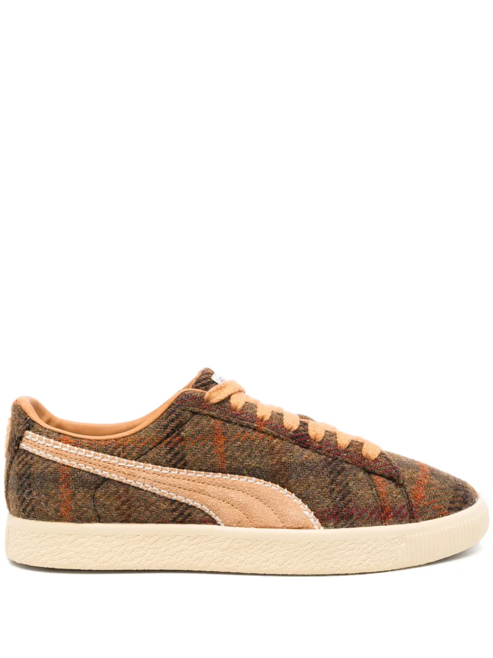 PUMA Clyde Harris Tweed sneakers - Marrone