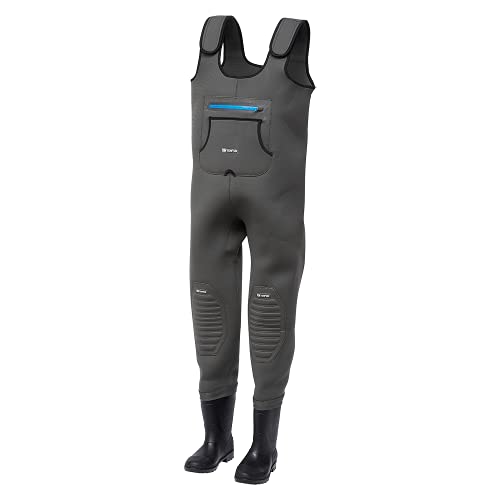 Ron Thompson Break-Point Stivali Da Trampoliere In Neoprene, Suola Profilata - Taglia 42/43 | Wader