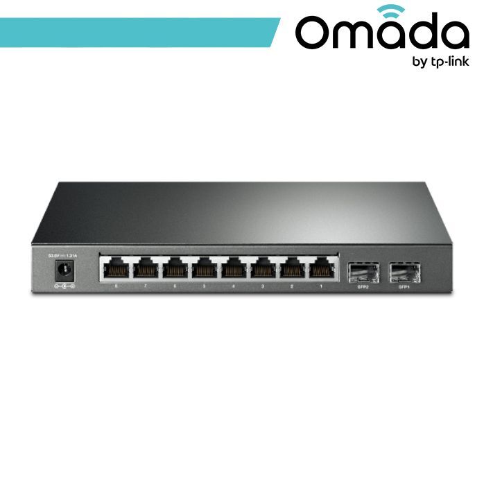 Switch PoE Omada Smart Switch JetStream Gigabit 8 Porte PoE+ 2 SFP - SG2210P