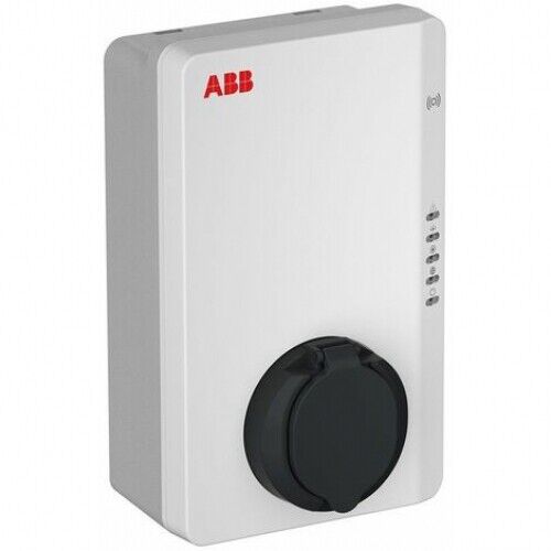 STAZIONE RICARICA AUTO ELETTRICHE ABB TERRA AC WB 7,4KW 1 PRESA T2 SHUTTER RFID