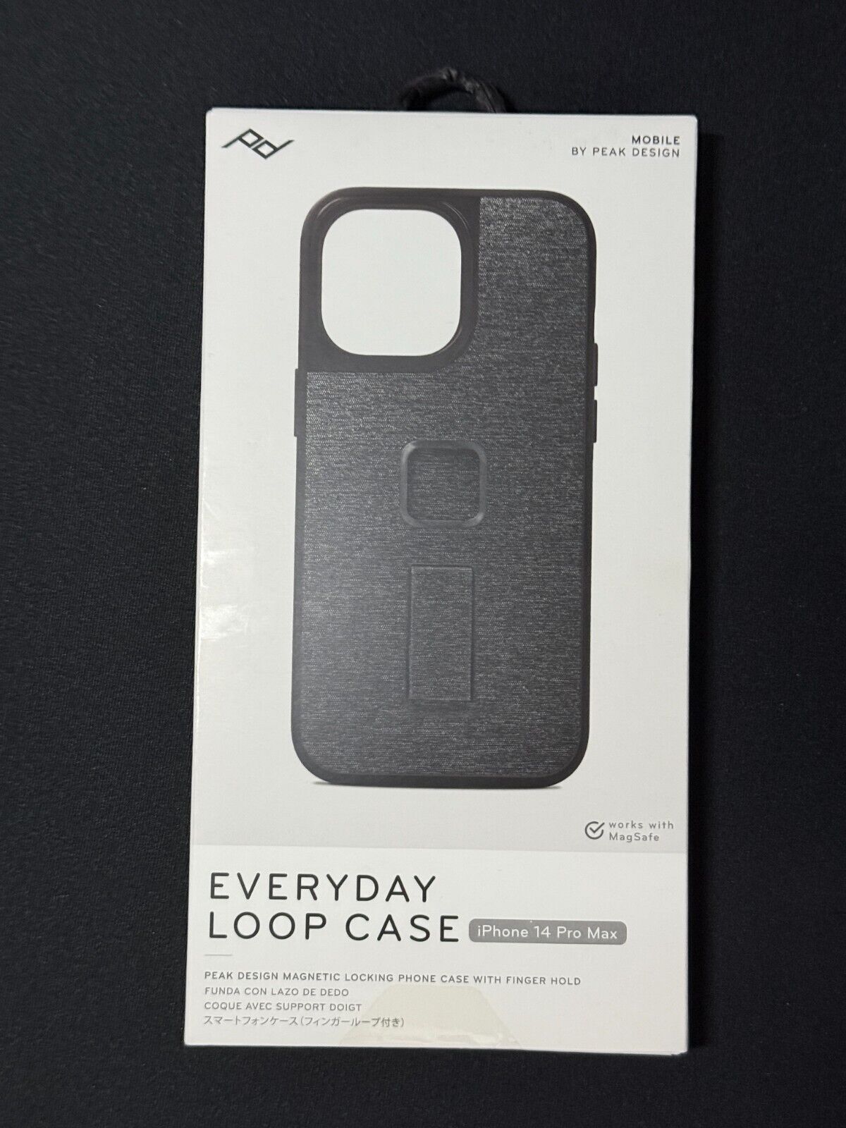 Peak Design Mobile Everyday Case Loop - iPhone 14 Pro Max - Charcoal