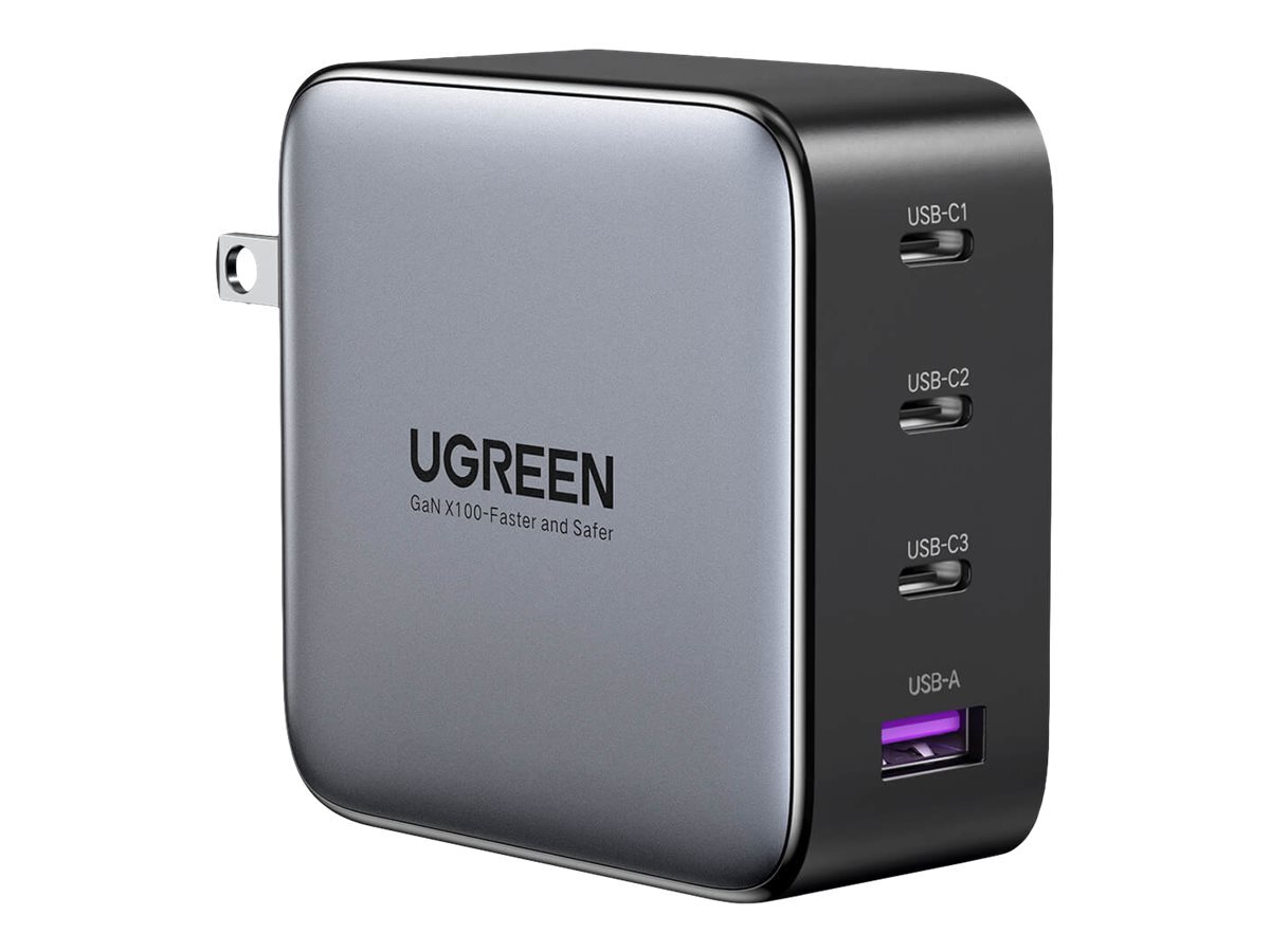 Ugreen Power adapter 100 Watt 5 A PD 3.0, QC 4+ 4 output connectors 40747