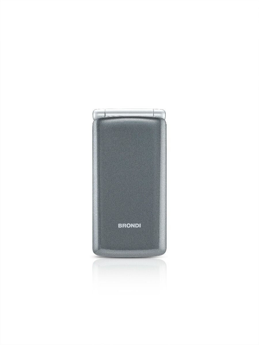 Brondi Telefono Cellulare 2.4" Bluetooth Radio MP3 Grigio Amico Sincero