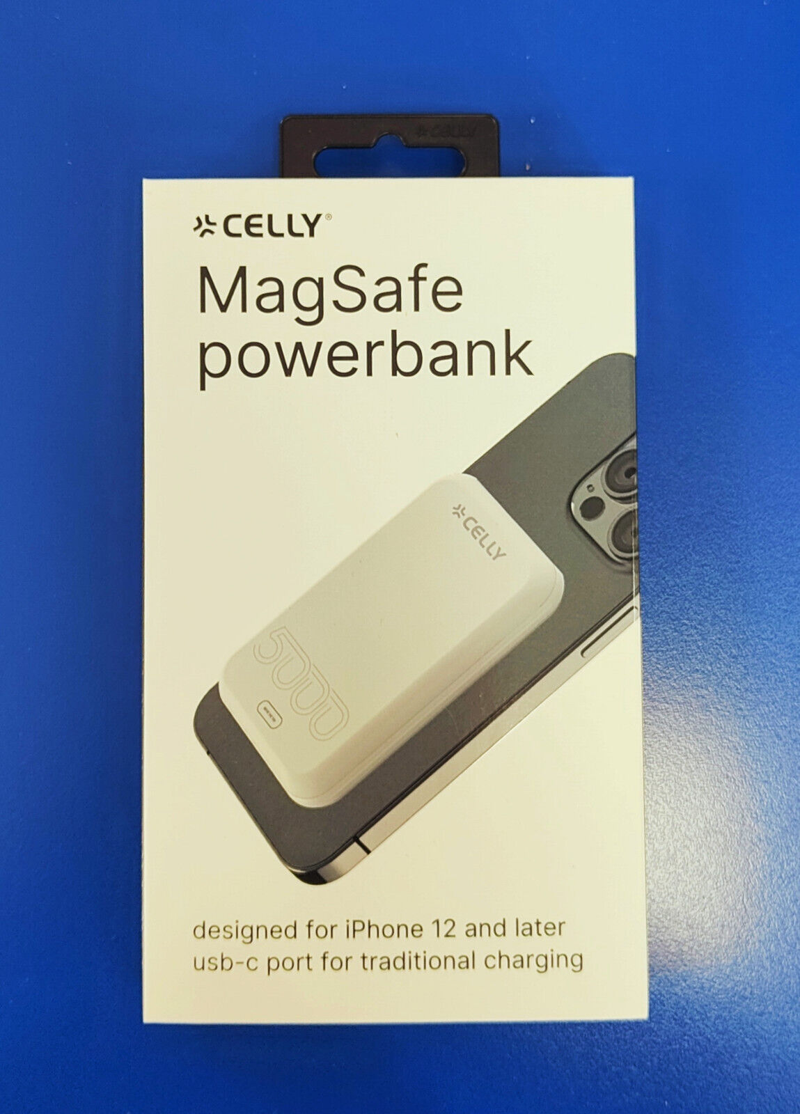 Celly MagSafe Wireless Magnetico Power Bank 5000 mAh MAGPB5000EVOH