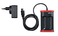 Wiha 41915 Battery charger Black Red 285 g for 18500 Li-ion batteries 41915