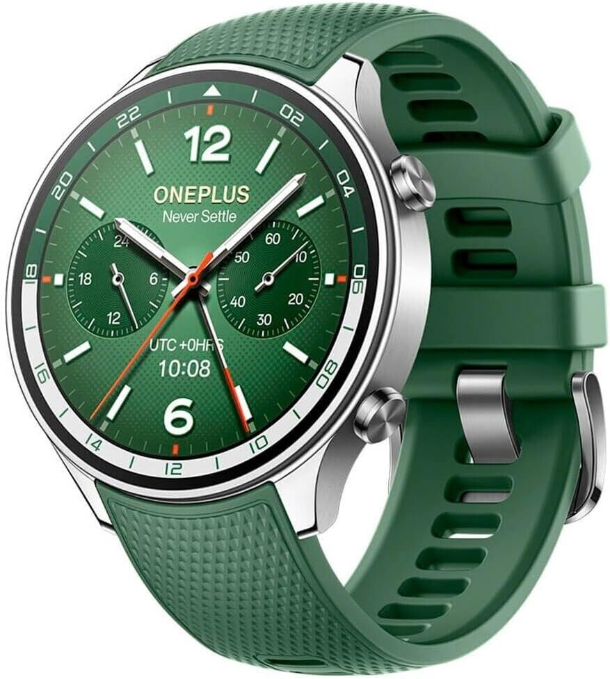 OnePlus Watch 2R Smartwatch AMOLED GPS Cardio Impermeabile WearOS Google Verde