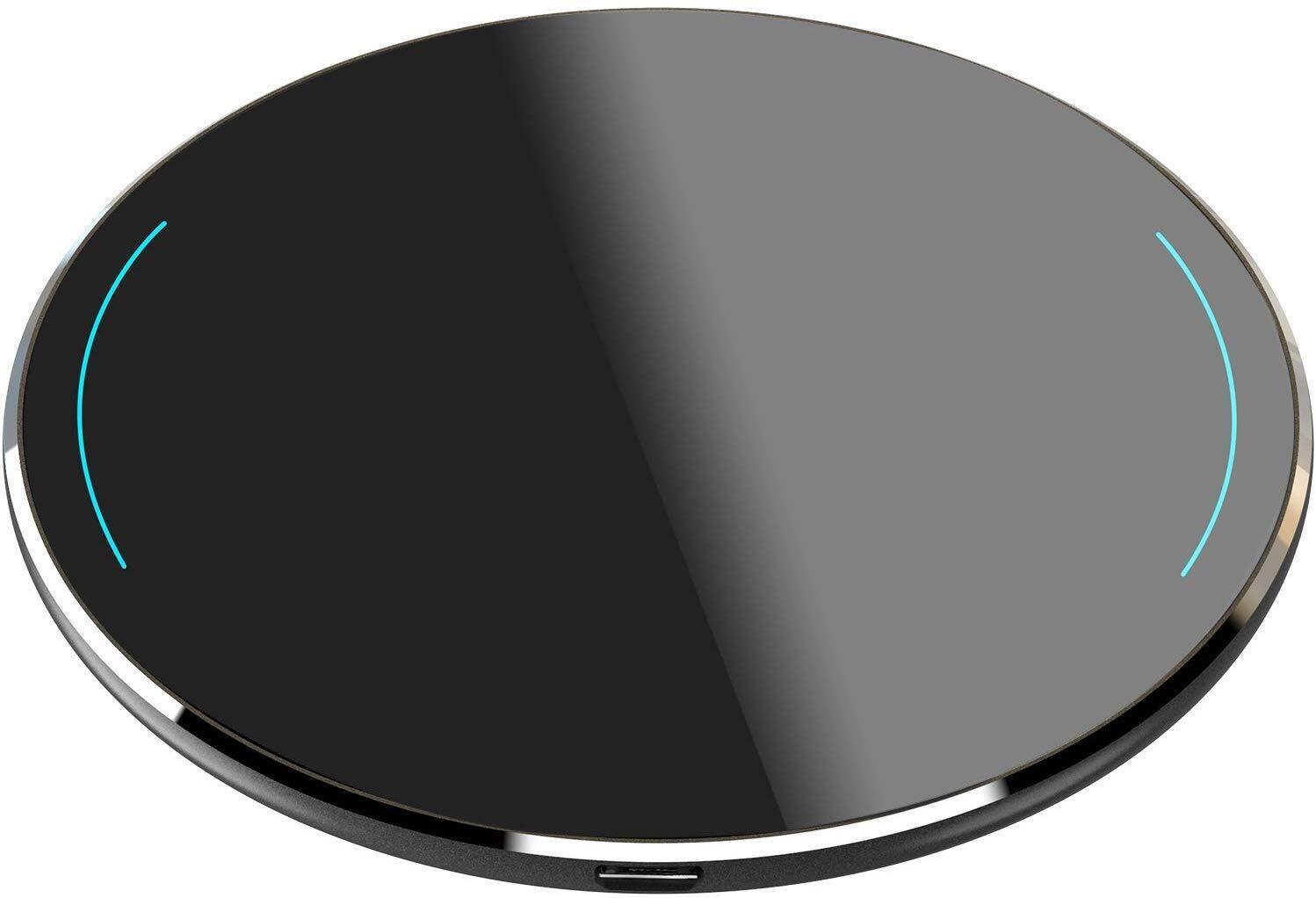 TOZO W1 Caricabatterie senza fili 10W sottile aviazione alluminio (I5s)