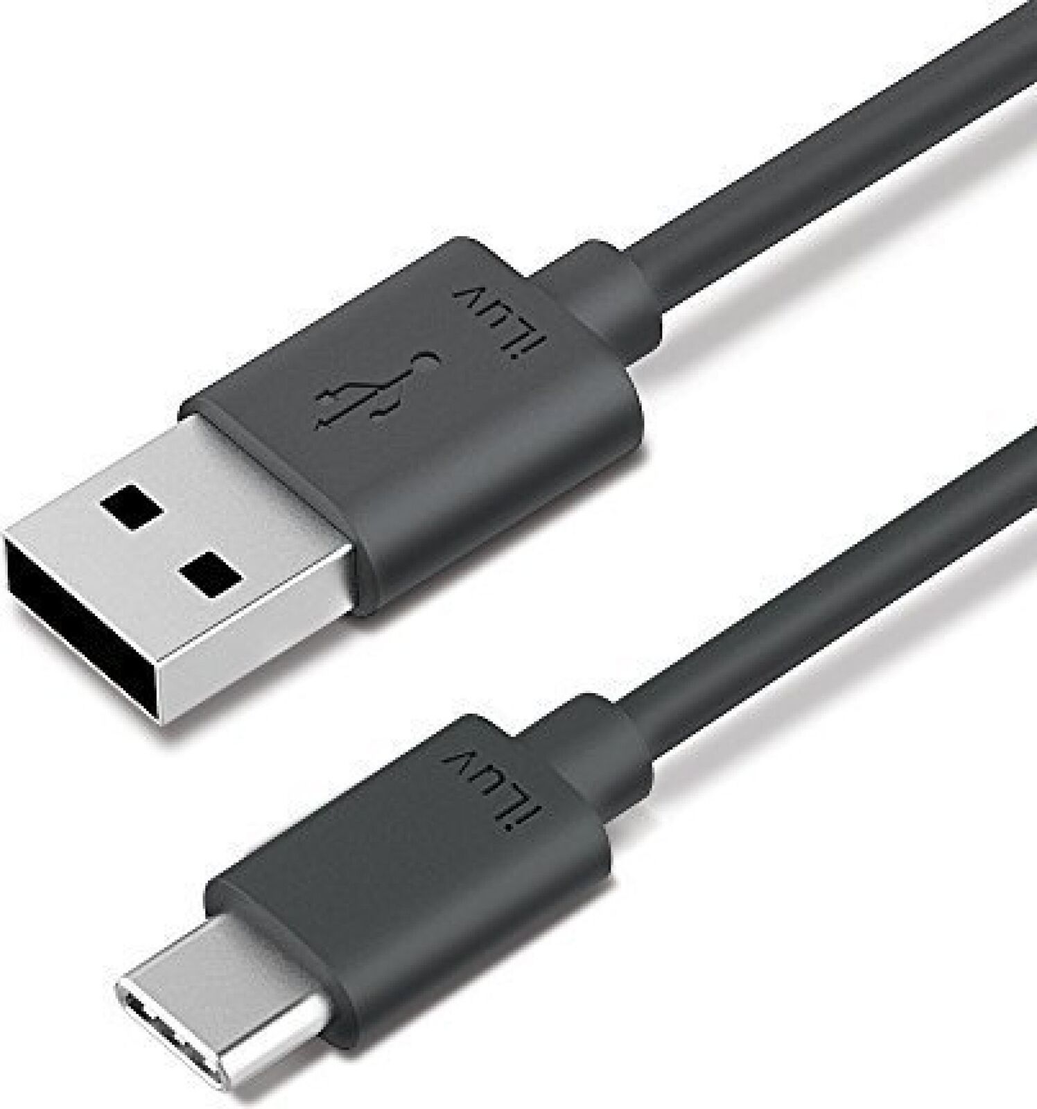 Cavo USB type C iLuv 90 cm, ricarica e sincronizzazione - Nero