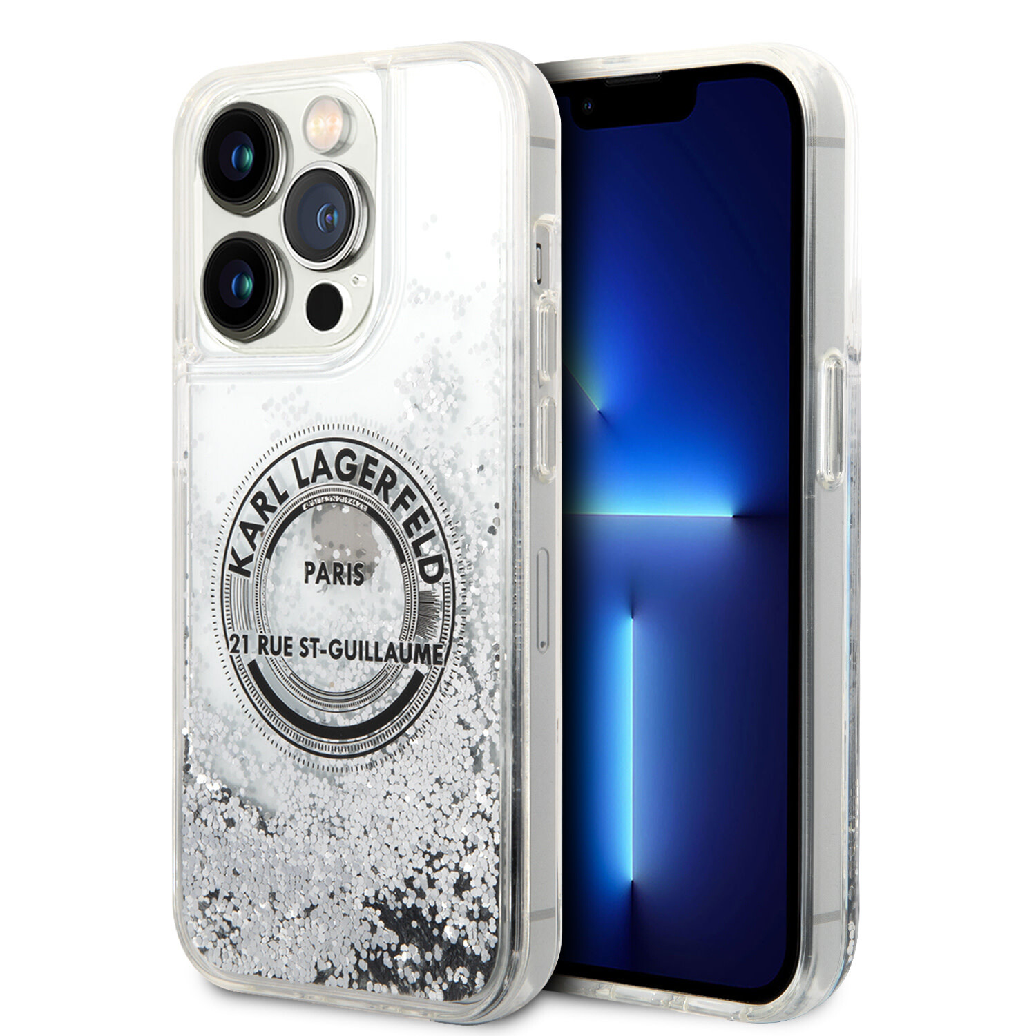Custodia posteriore per iPhone 14 Pro - argento