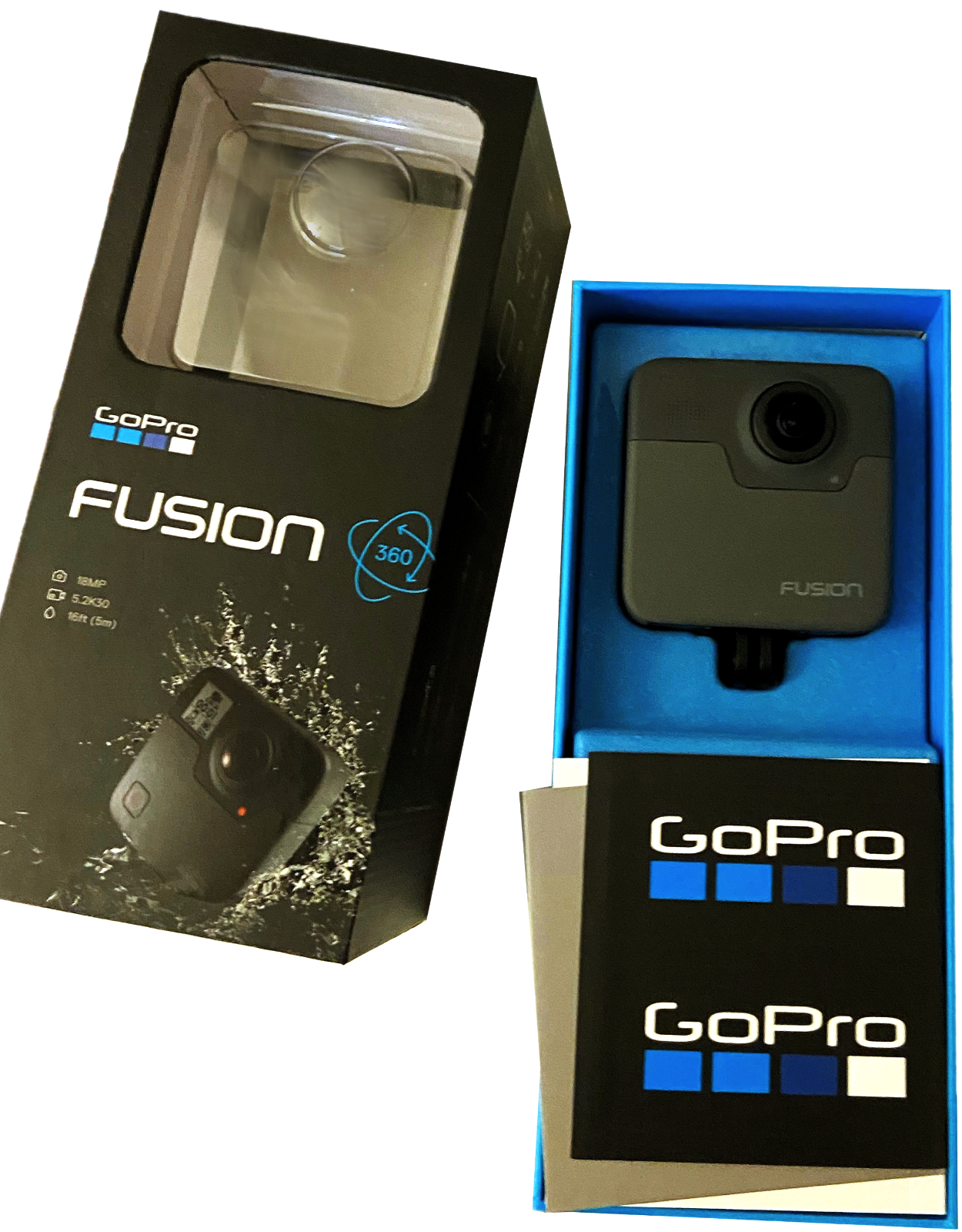 Action Cam GoPro Fusion 360° 18MP 5,2K 1080p Impermeabile Go Pro