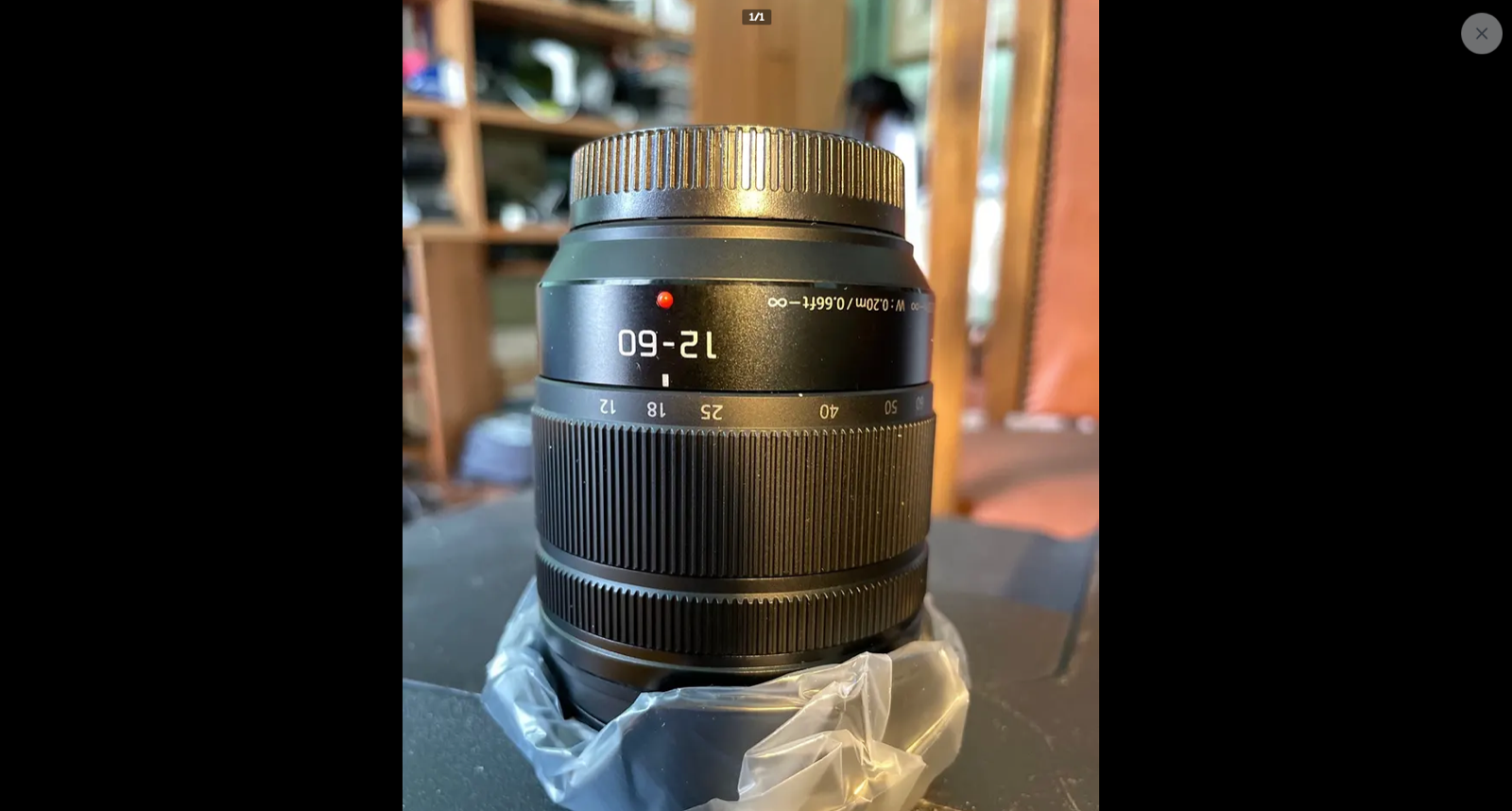 Panasonic Lumix G 12-60mm F3.5-5.6 Asph. O.I.S. Obbietivo Zoom - Nero...