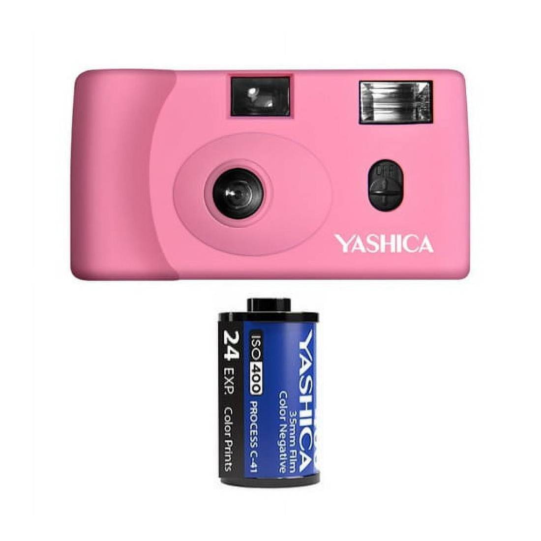 Yashica MF-1 Snapshot camera Rosa