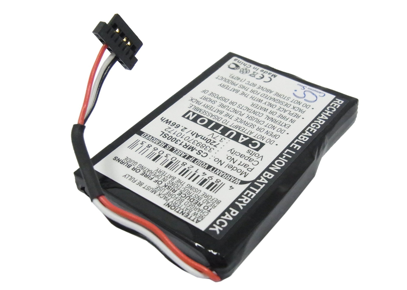 Amsahr-Batteria di ricambio per Magellan RoadMate 1300, RoadMate 1340 (Y9f)