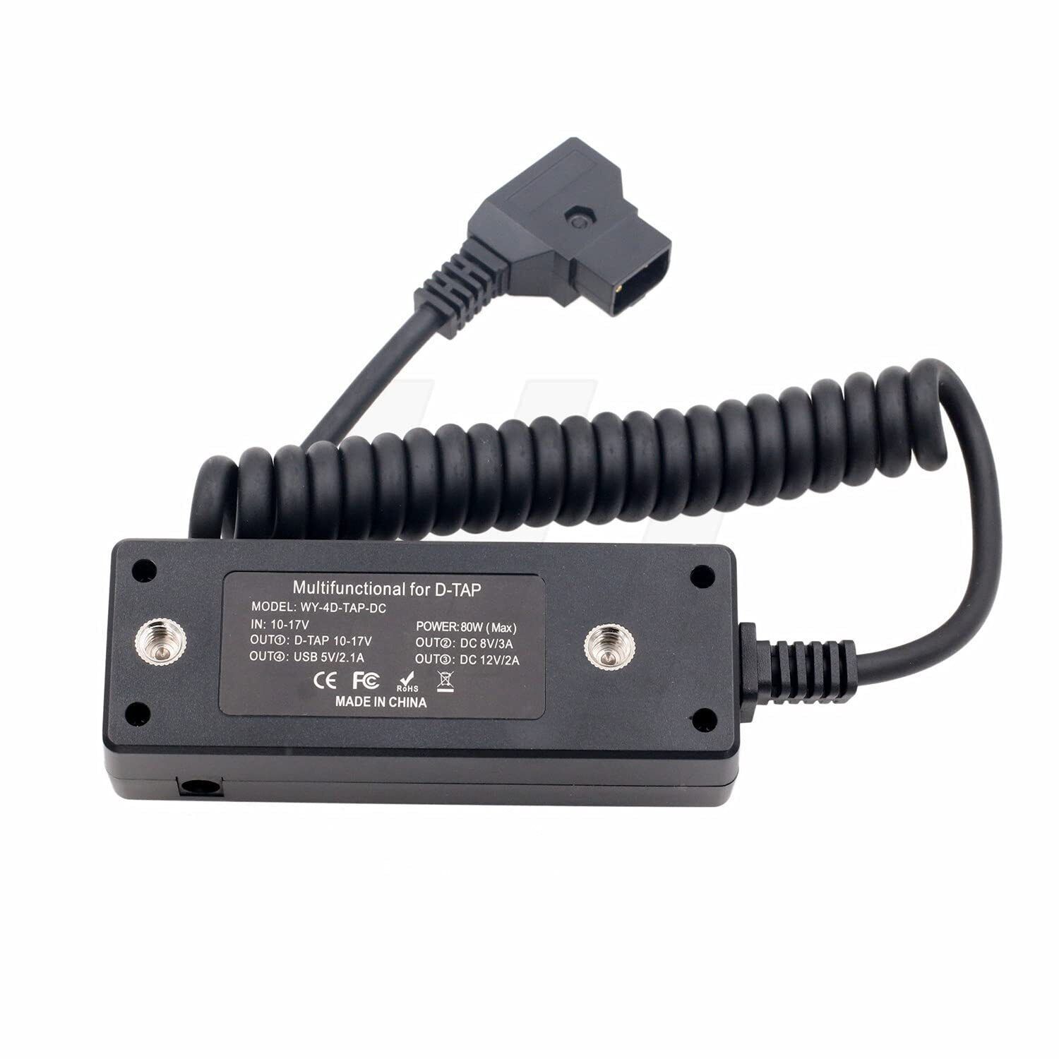 D-TAP Power Splitter da 1 a 4 Convertitore adattatore CC USB P-tap, (g5g)