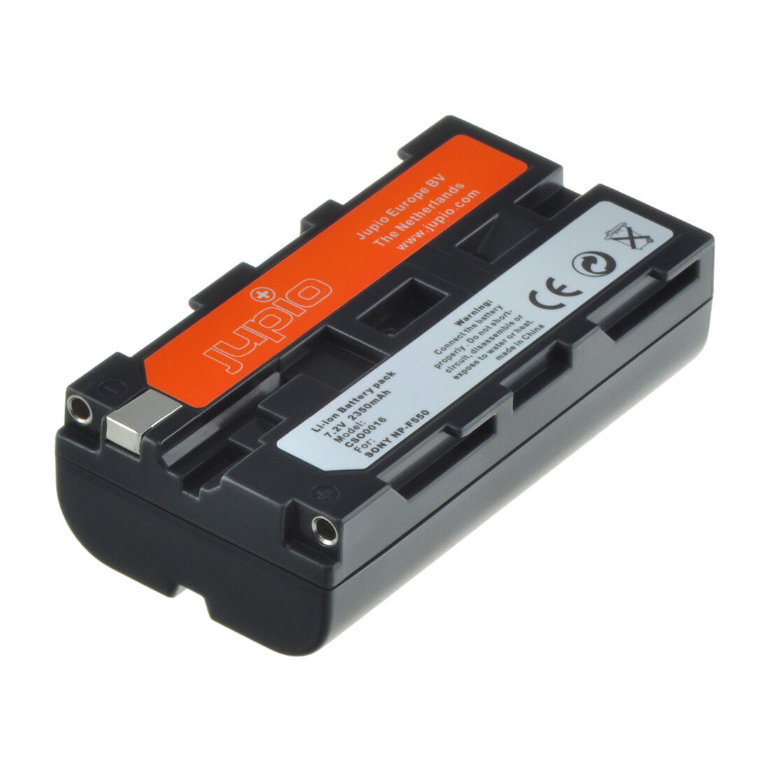 Batteria cp. Sony NP-F550 CCD-SC/TR/TRV DCR-TRV/VX DSC DSR GV HDR HDV MVC