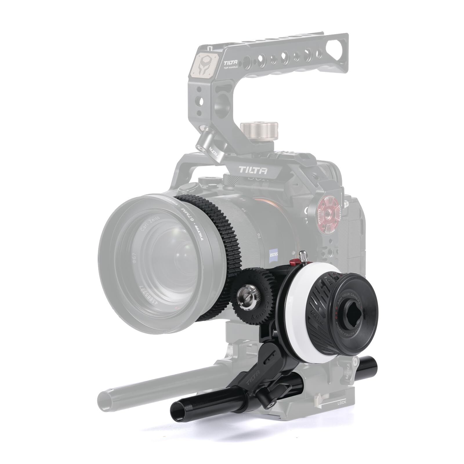 Tilta Mini Follow Focus Lens Zoom Control per fotocamere DSLR Mirrorless, (r3C)