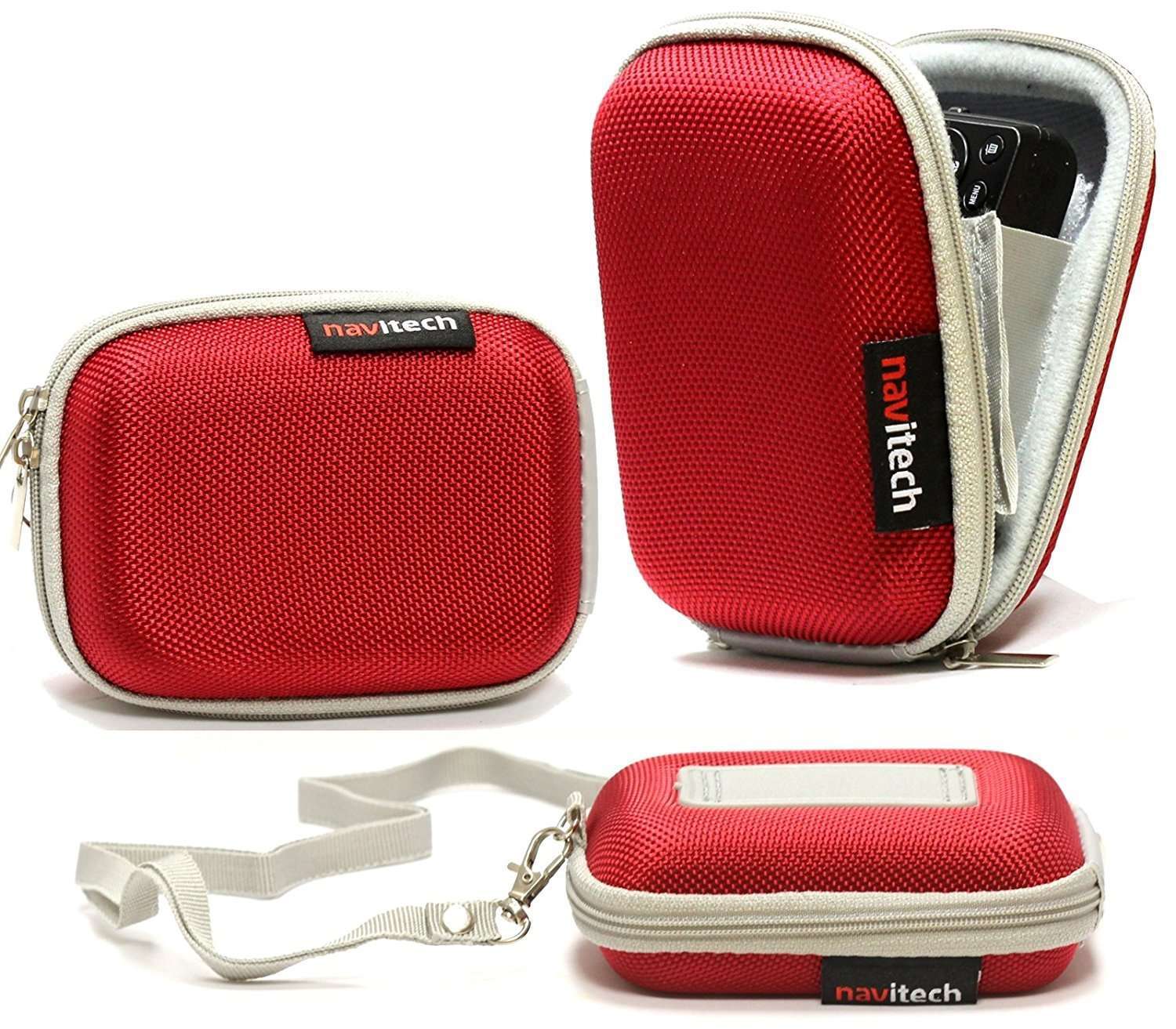 Navitech Red Camera Case For Canon PowerShot S95 Digital Camera