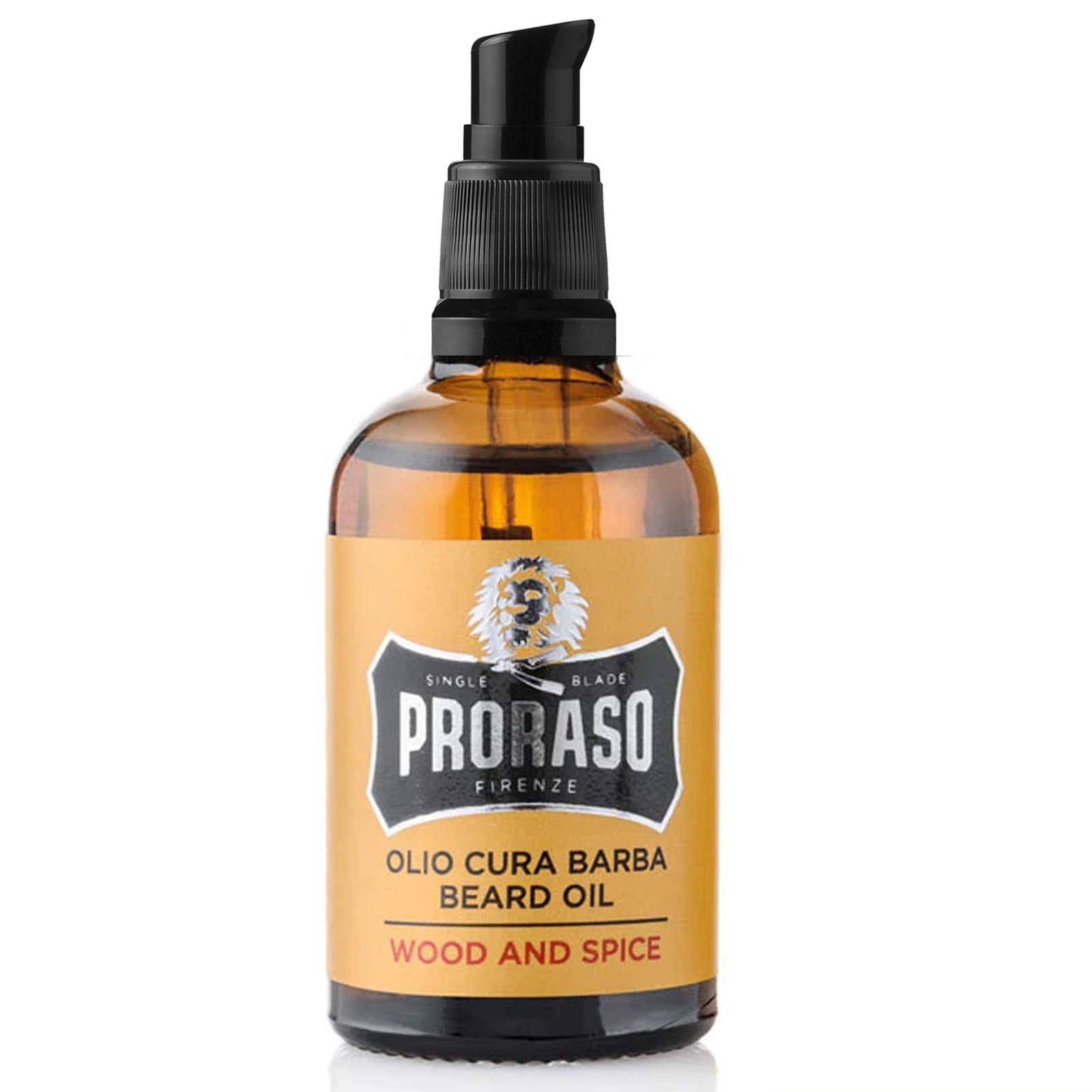 PRORASO OLIO CURA BARBA 100ML FRAGRANZA WOOD AND SPICE