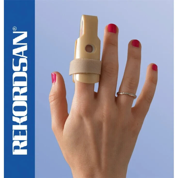 IMMOBILIZZATORE IMBOTTITO DITA DELLA MANO PER TRAUMI FRATTURE E POST INTERVENTO