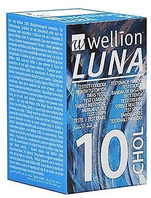 Wellion luna choles 10 strisce