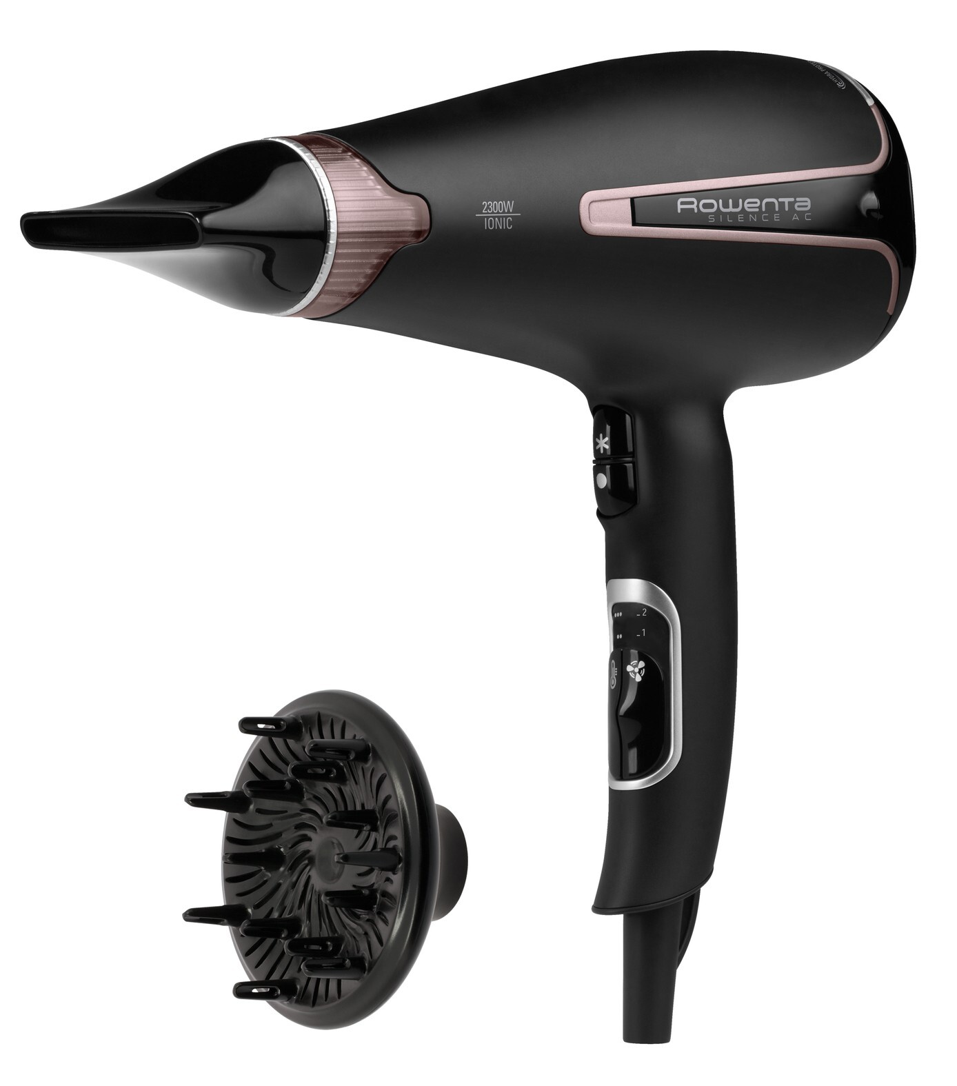 Rowenta Silence AC Premium Care CV7920 2300 W Nero, Oro rosa